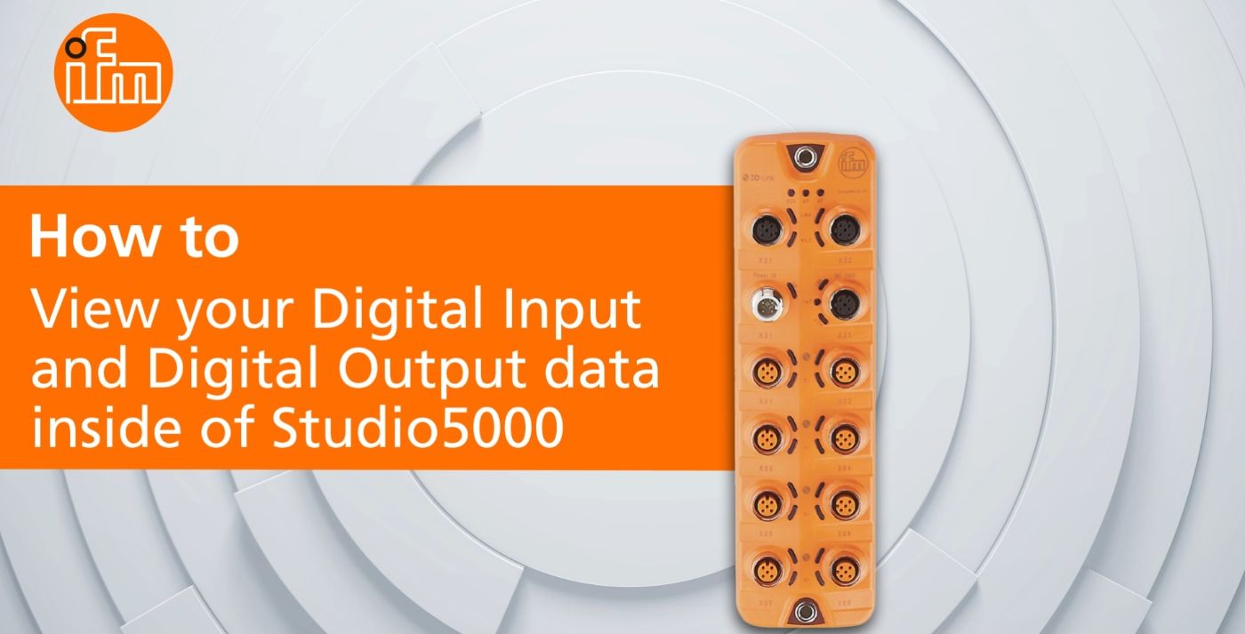 How to view digital input and digital output data inside of Studio 5000 ...