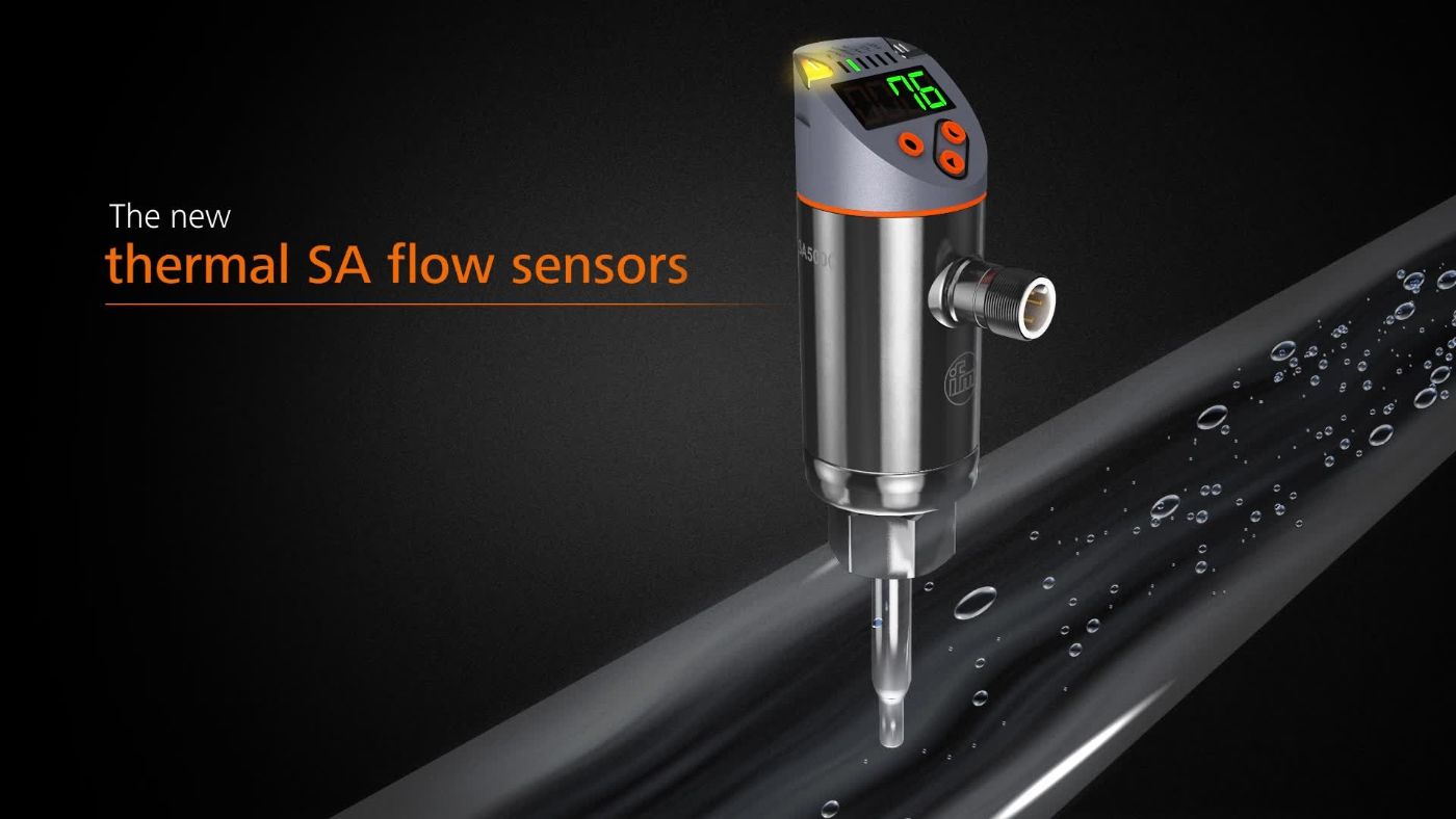 SA flow meter Alternative to paddle wheel flow switches ifm
