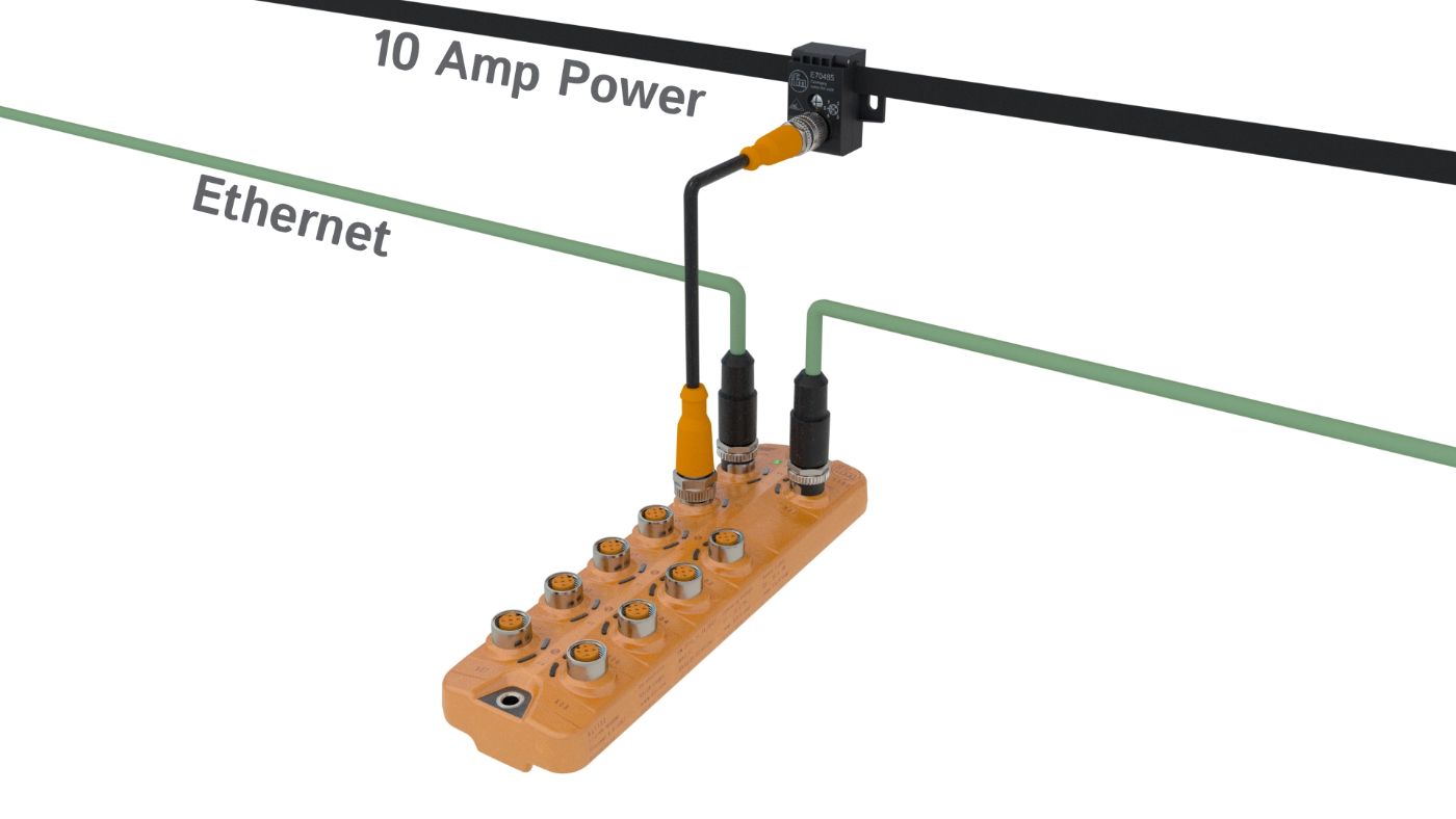 External power Flat cable distribution ifm