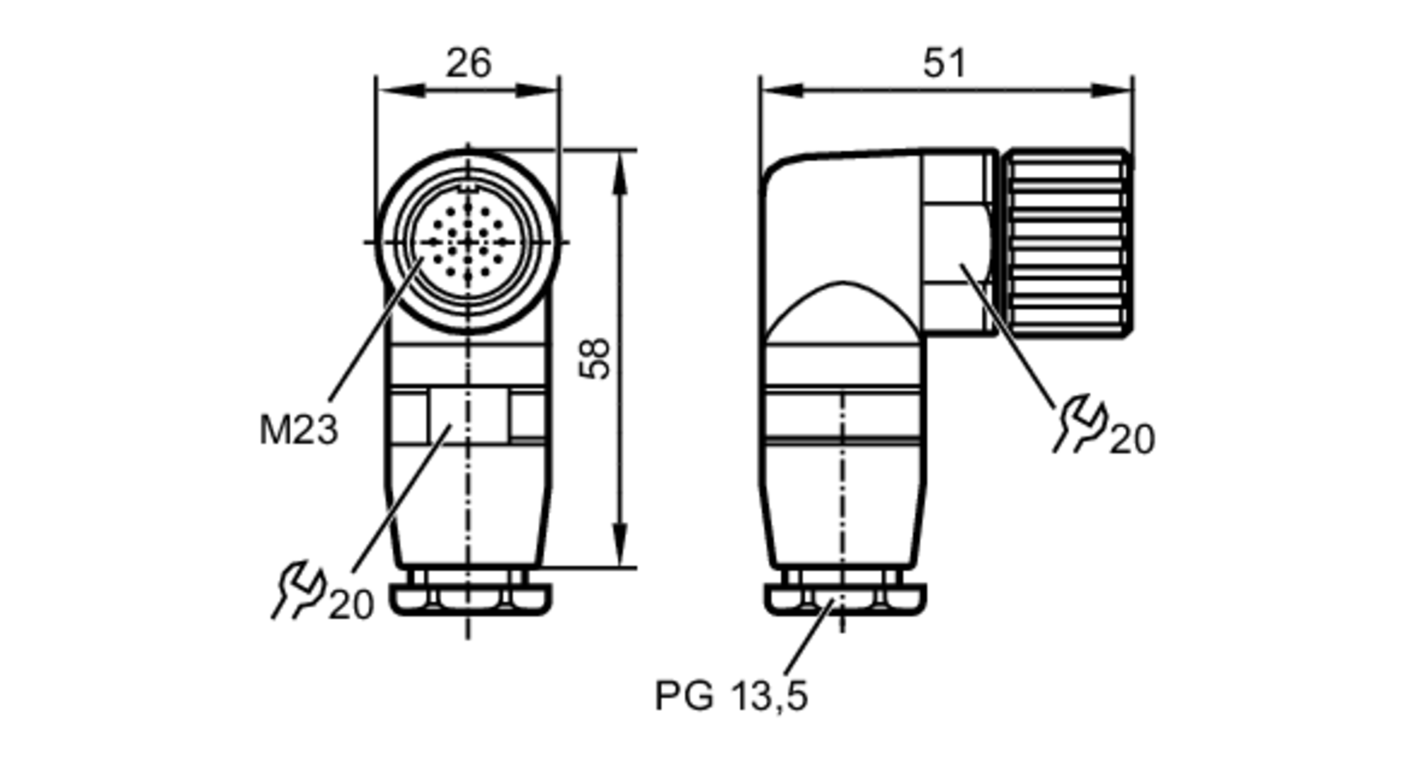E10886 - Wirable socket - ifm electronic