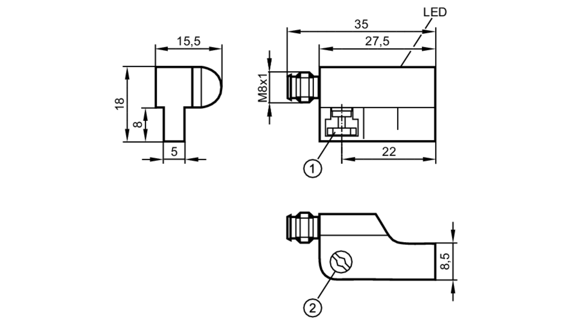 MK5900 TNutZylindersensor ifm