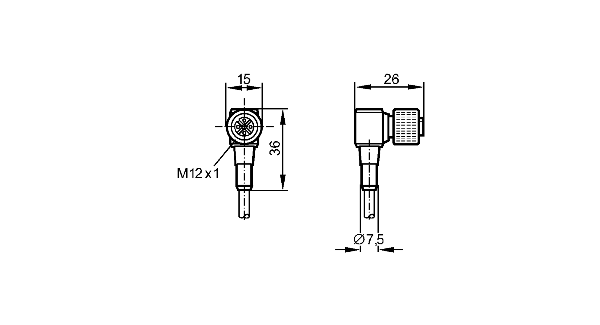 Разъем e11508 ifm
