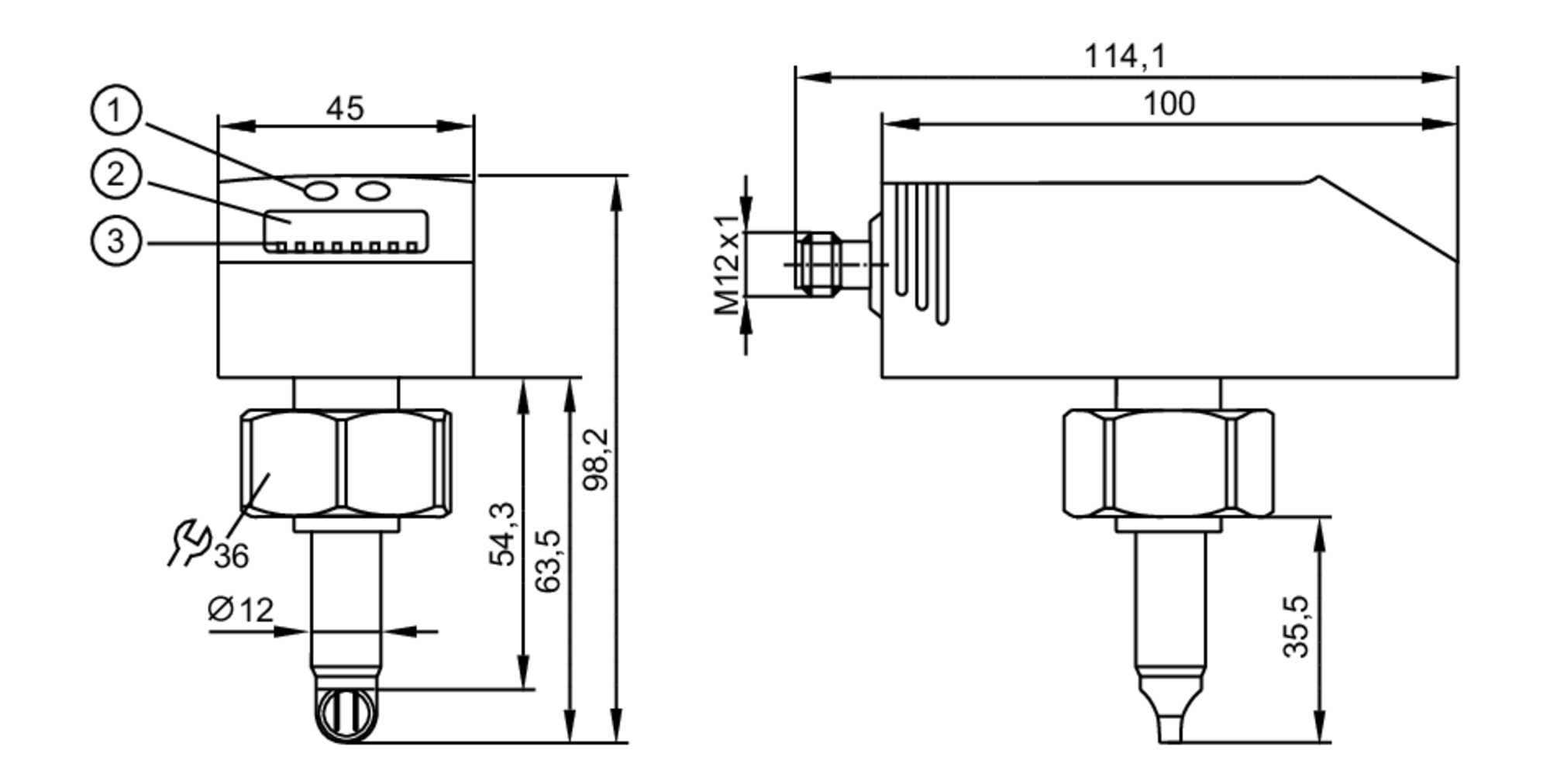 SD0523 Compressed air meter ifm