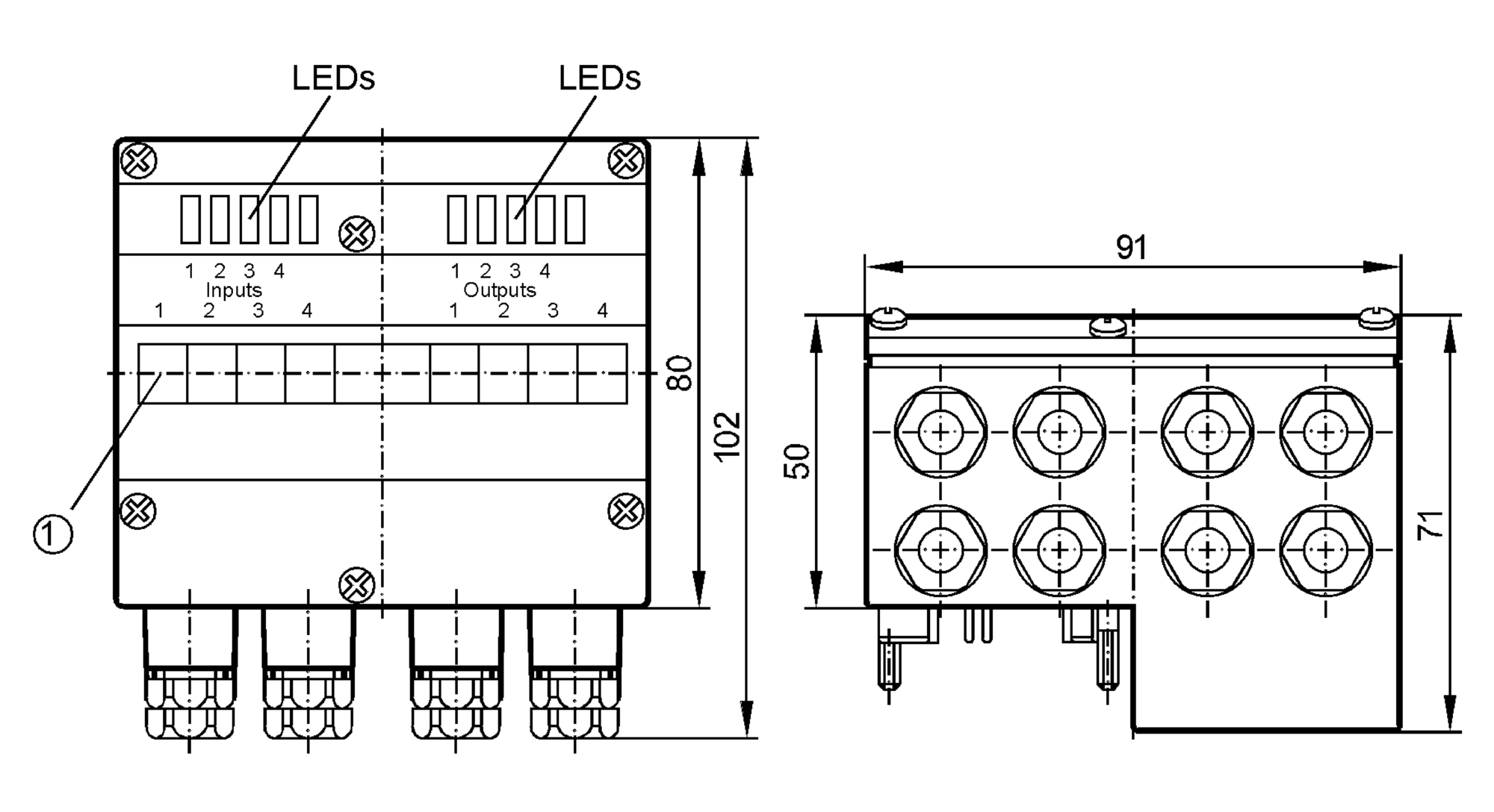 AC2035 - Módulo universal AS-Interface - ifm