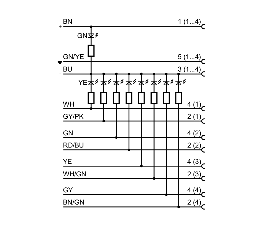 EBC016 Wiring block ifm