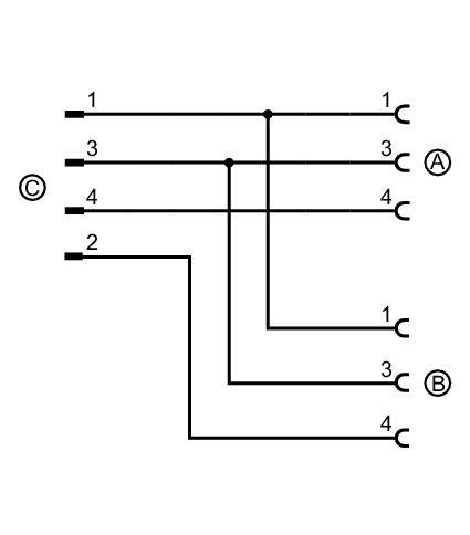 EBC112 - Y/T splitter - ifm