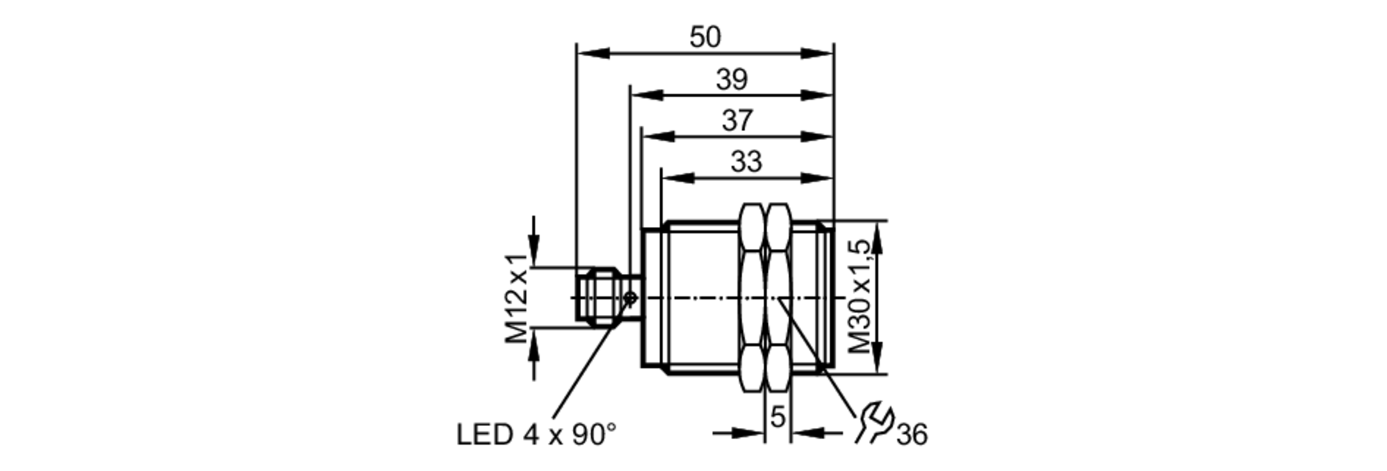 NI501A Inductive NAMUR sensor ifm electronic