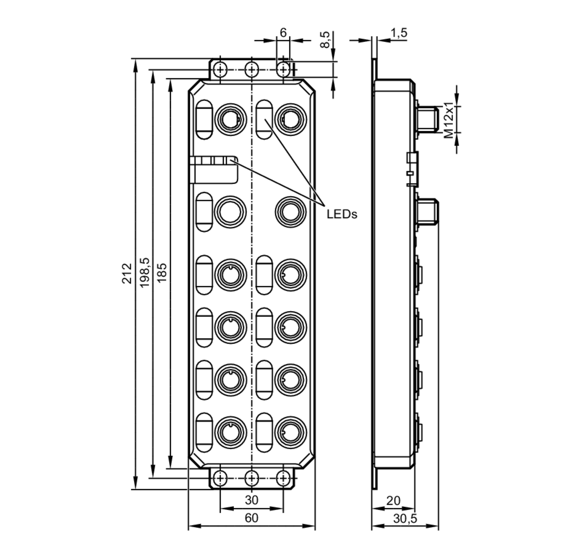 AL1010 IOLink master with Profibus interface ifm
