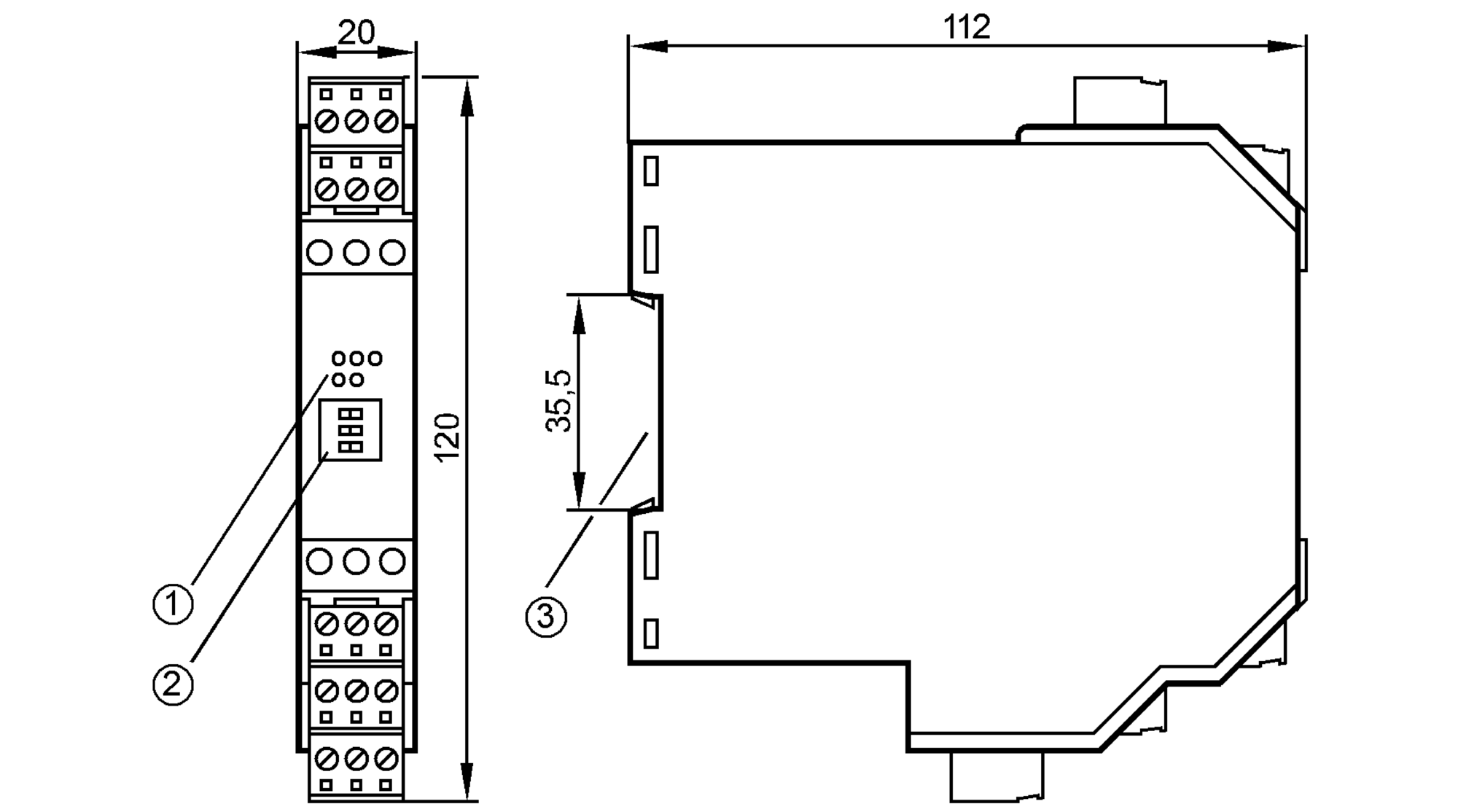 N0533A Switching amplifiers for Namur sensors ifm