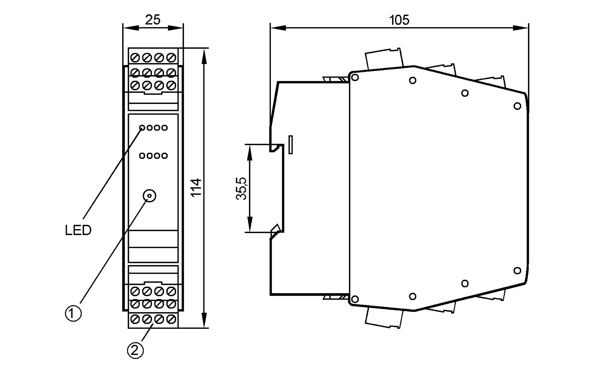 AC2220 - AS-Interface control cabinet module - ifm