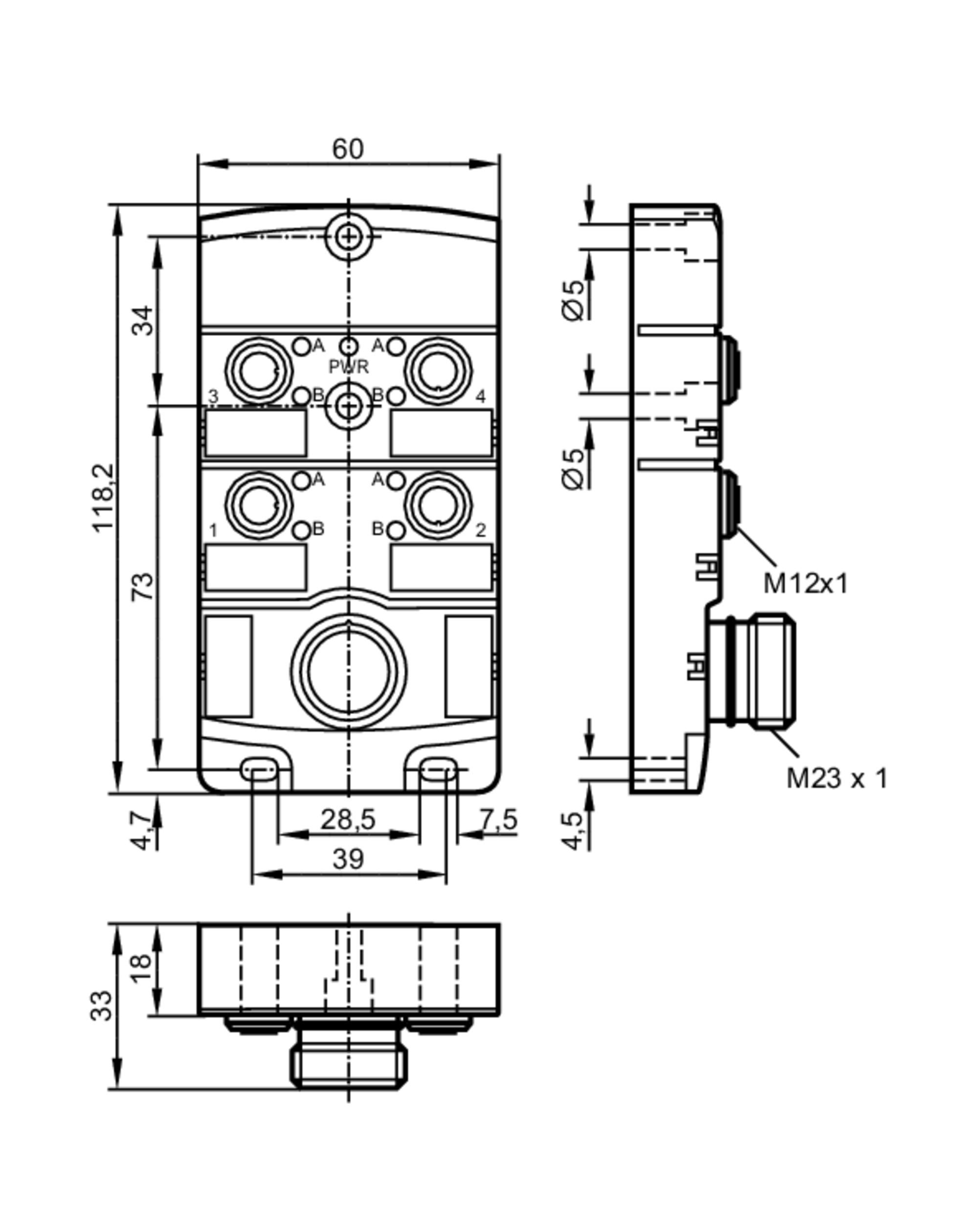 EBC004 Wiring Block Ifm Electronic