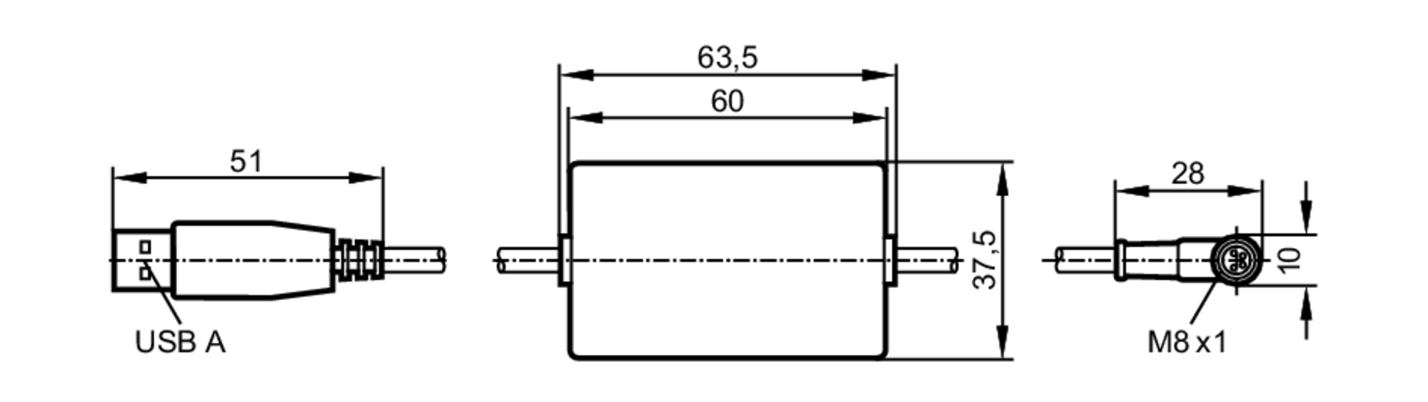 E2D100 USBcable connection ifm