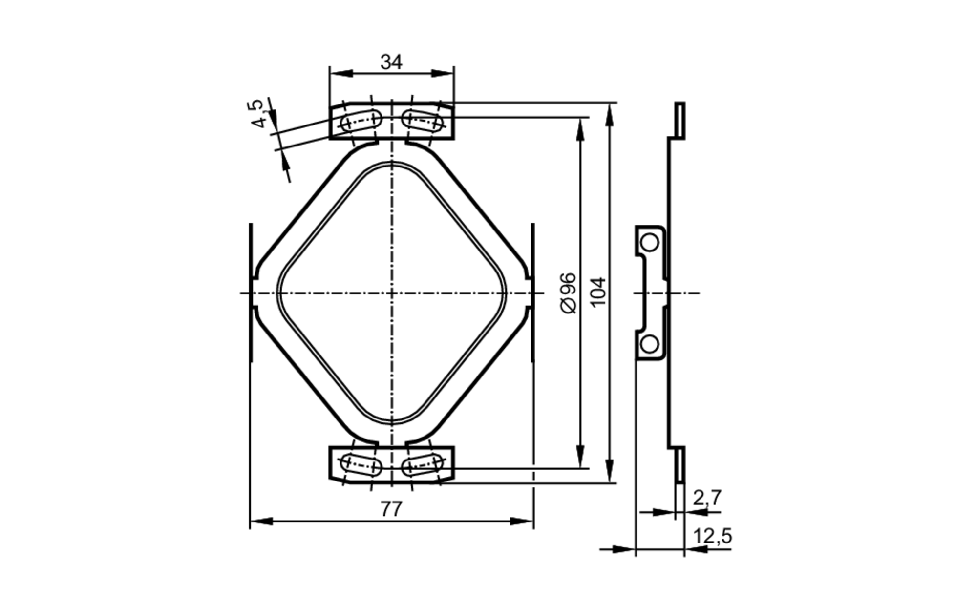 E60203 Stator coupling for encoders ifm