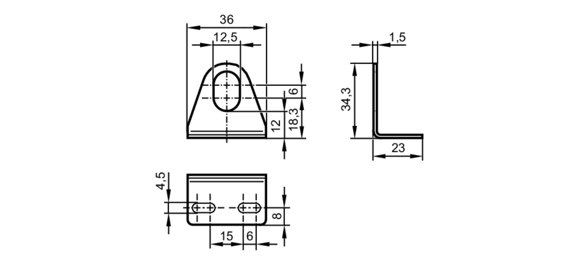 E12488 Angle bracket ifm