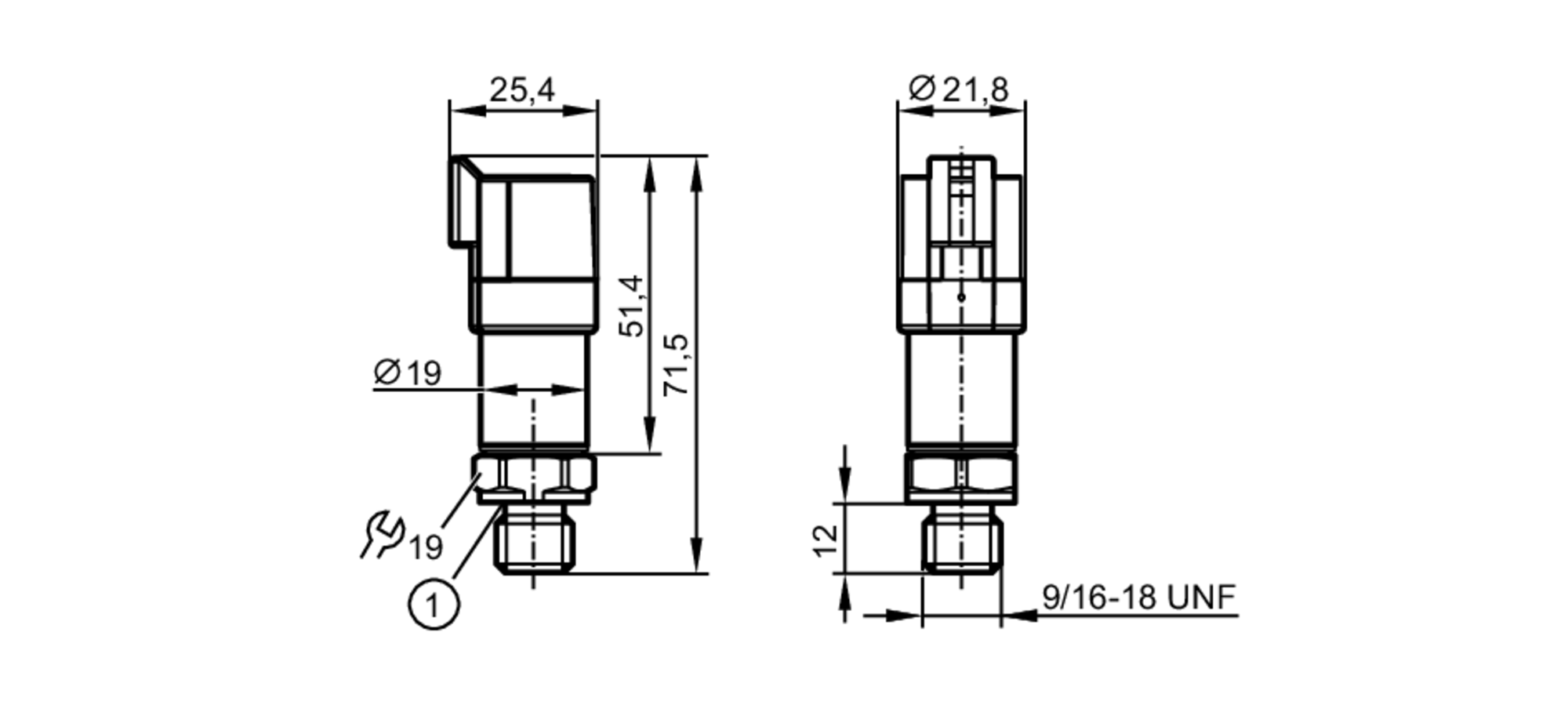 PU1702 Pressure transmitter ifm