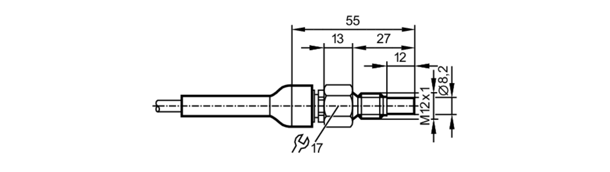 SF111A - Flow sensor for connection to an evaluation unit - ifm electronic