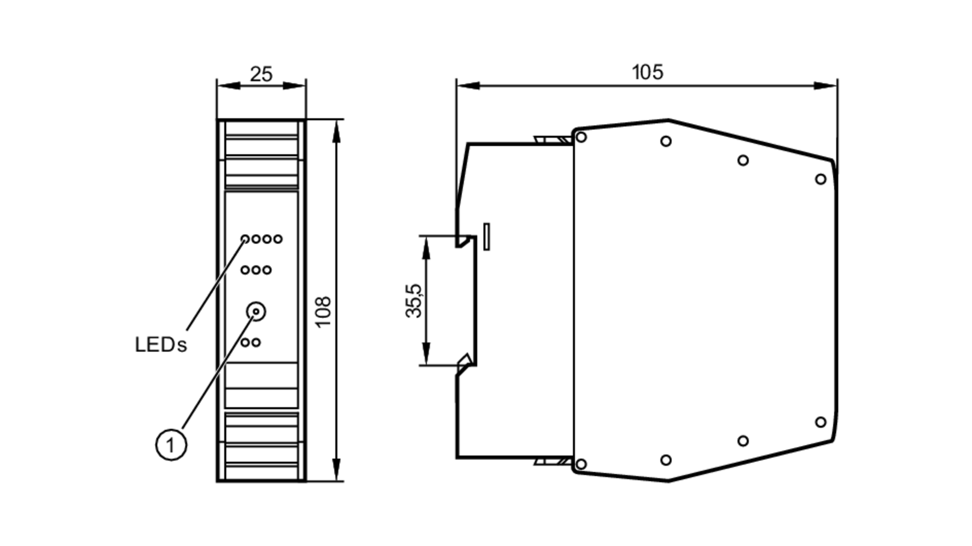 AC2256 - AS-Interface control cabinet module - ifm